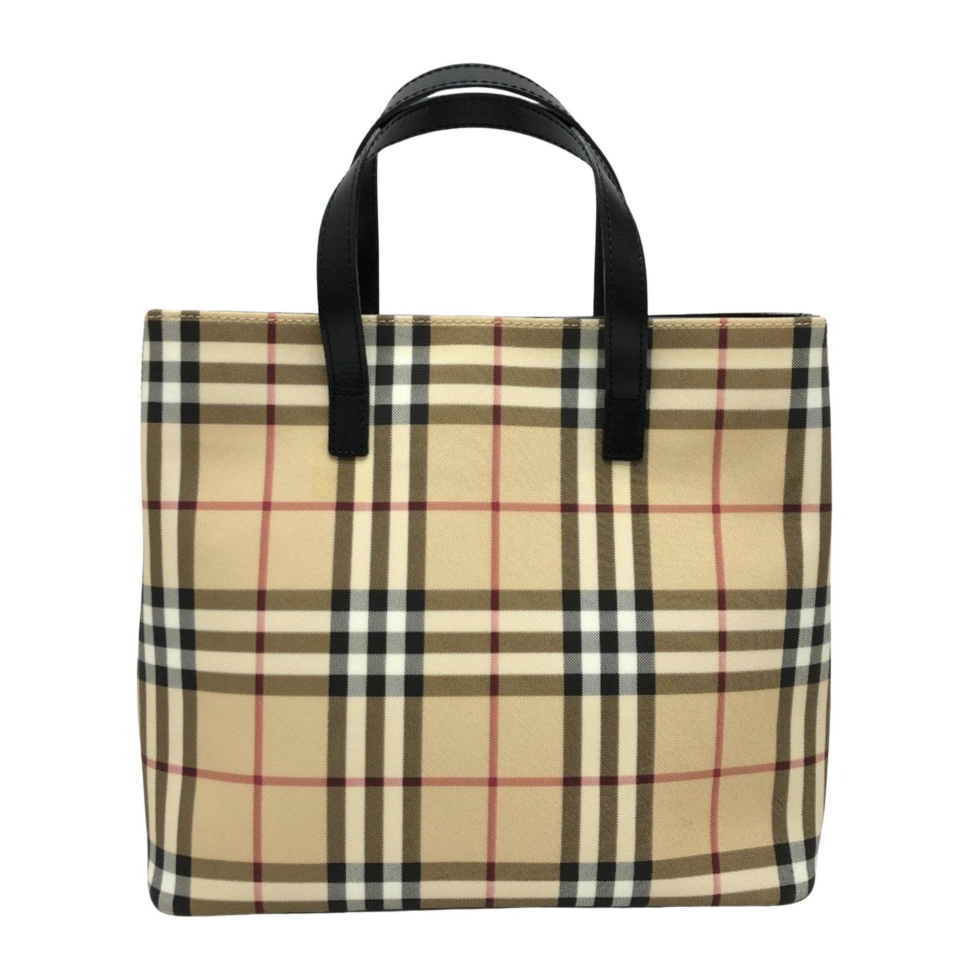 Burberry Nova Check, Beige, Canvas, handbag