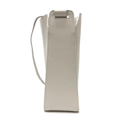 Balenciaga North South, White, Leather, shoulder