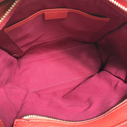 Céline Nano Luggage, Red, Leather, handbag