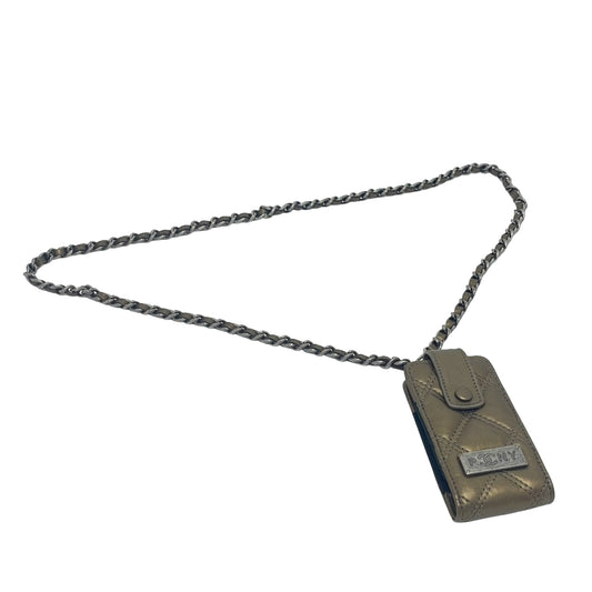 Chanel Mini matelassé, Gold, Leather, shoulder