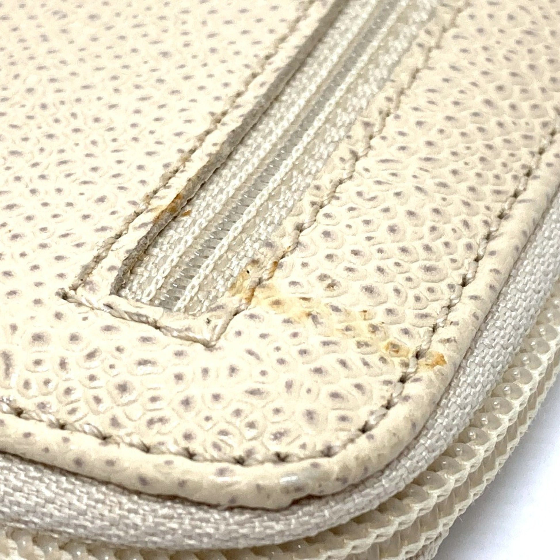 Chanel Logo CC, Beige, Leather, wallet