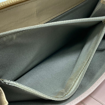 Chanel Logo CC, Gold, Leather, wallet