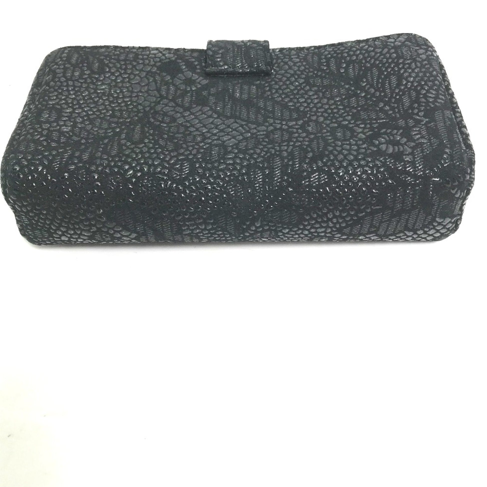 Chanel Logo CC, Black, Leather, wallet