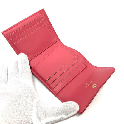 Chanel Logo CC, Pink, Leather, wallet
