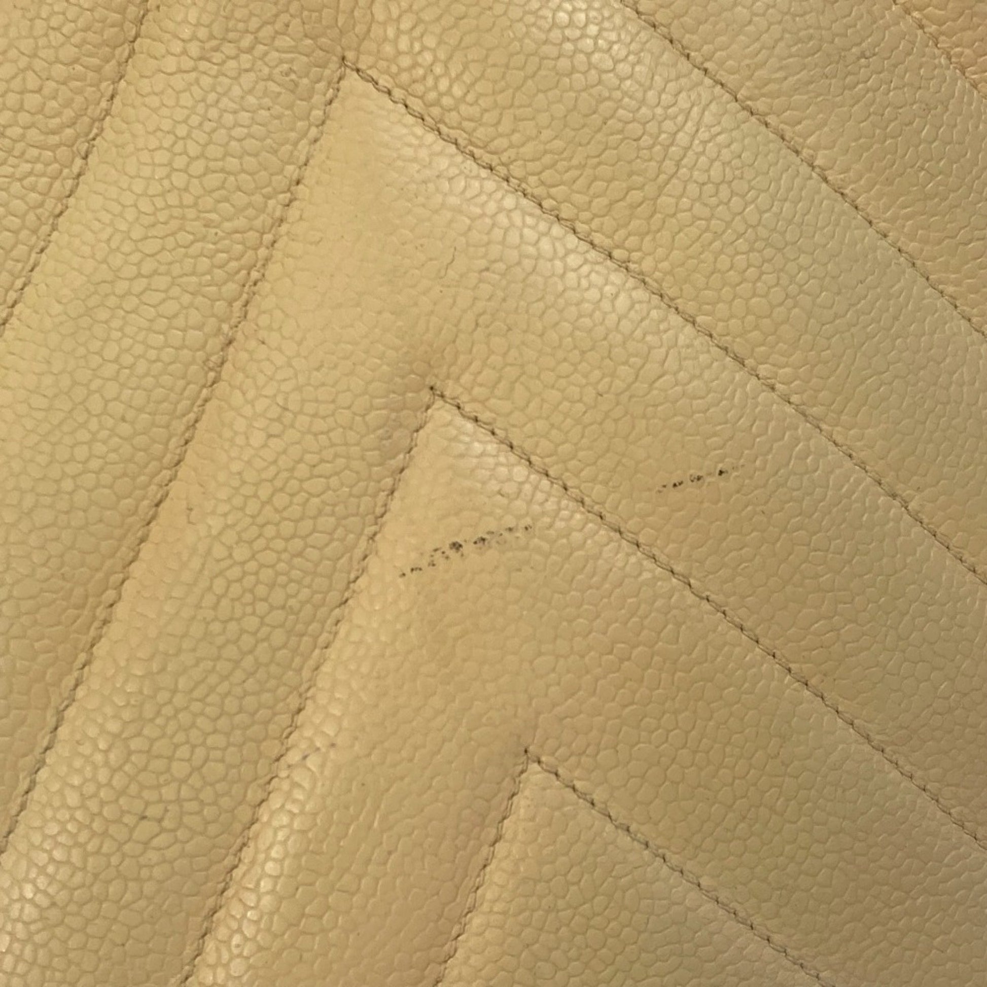 Chanel Wild stitch, Yellow, Leather, shoulder