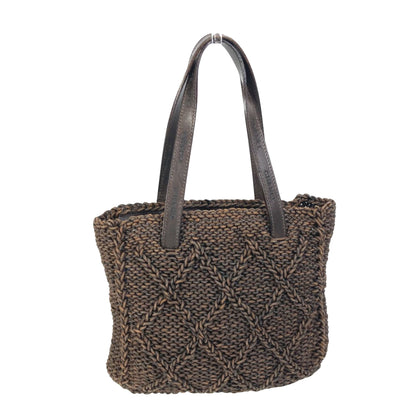 Chanel Cabas, Brown, Leather, handbag