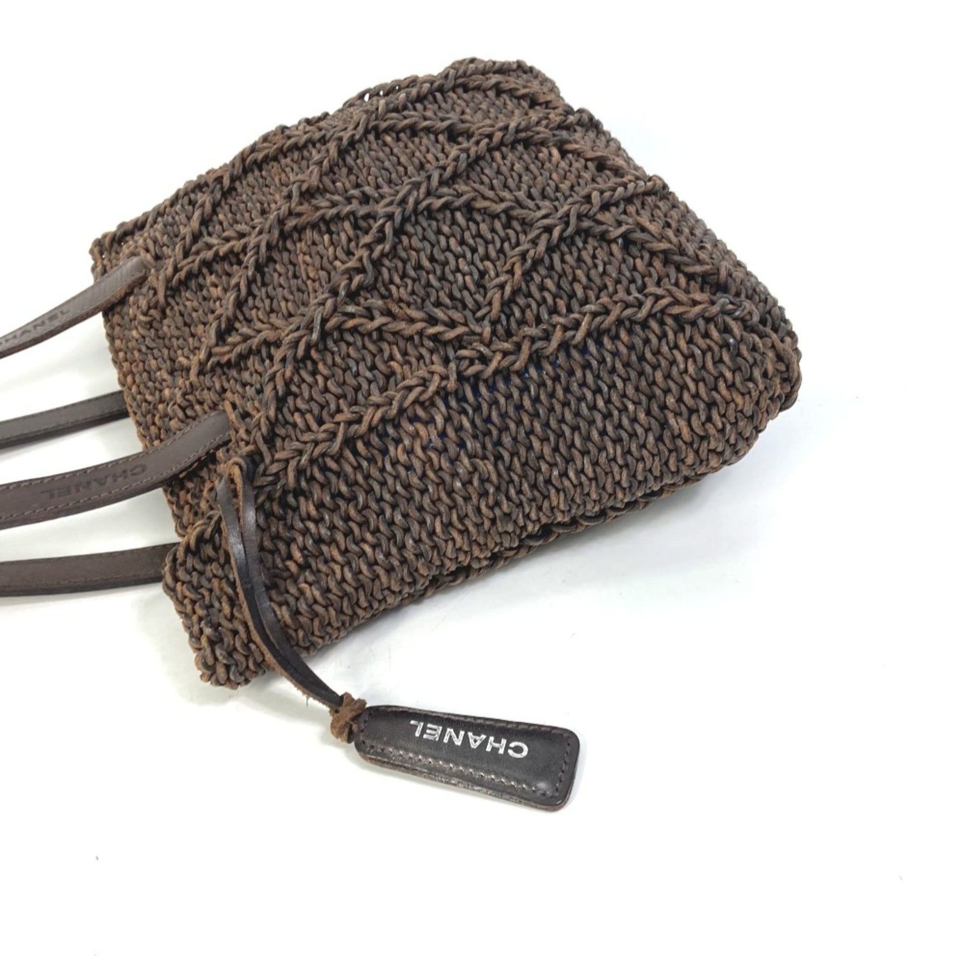 Chanel Cabas, Brown, Leather, handbag
