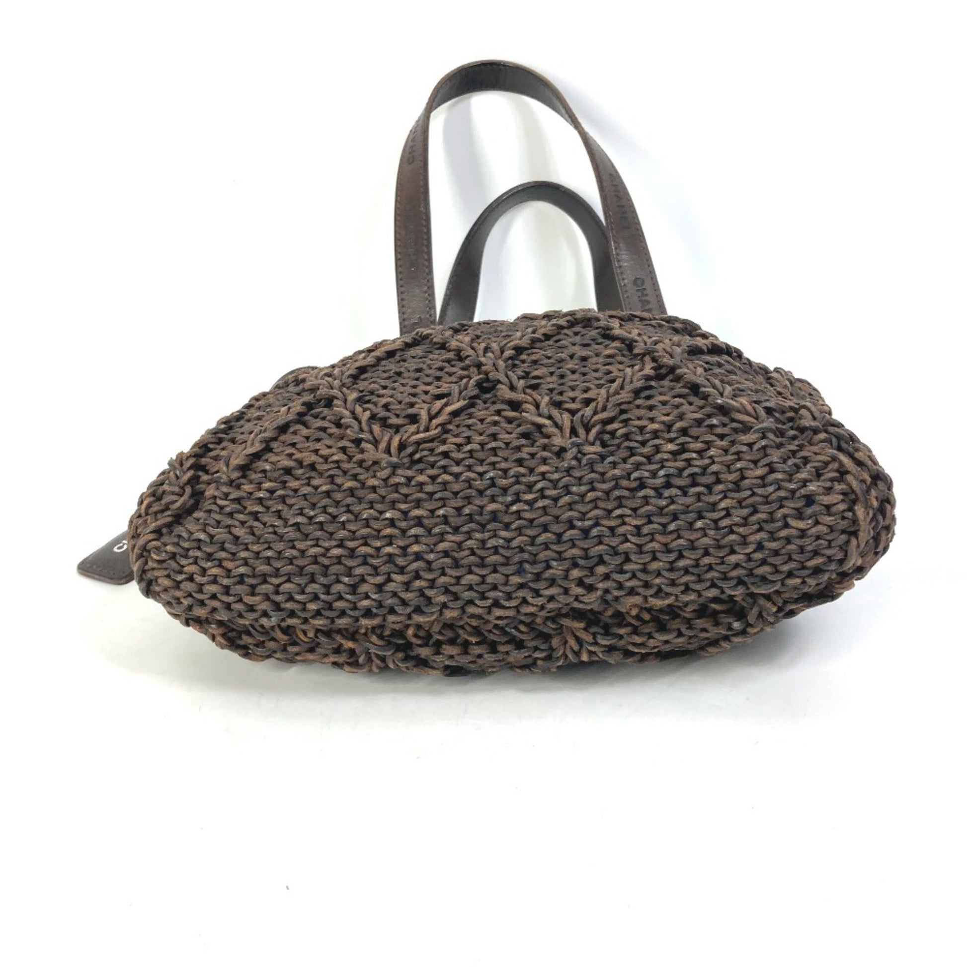 Chanel Cabas, Brown, Leather, handbag