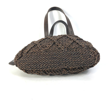 Chanel Cabas, Brown, Leather, handbag