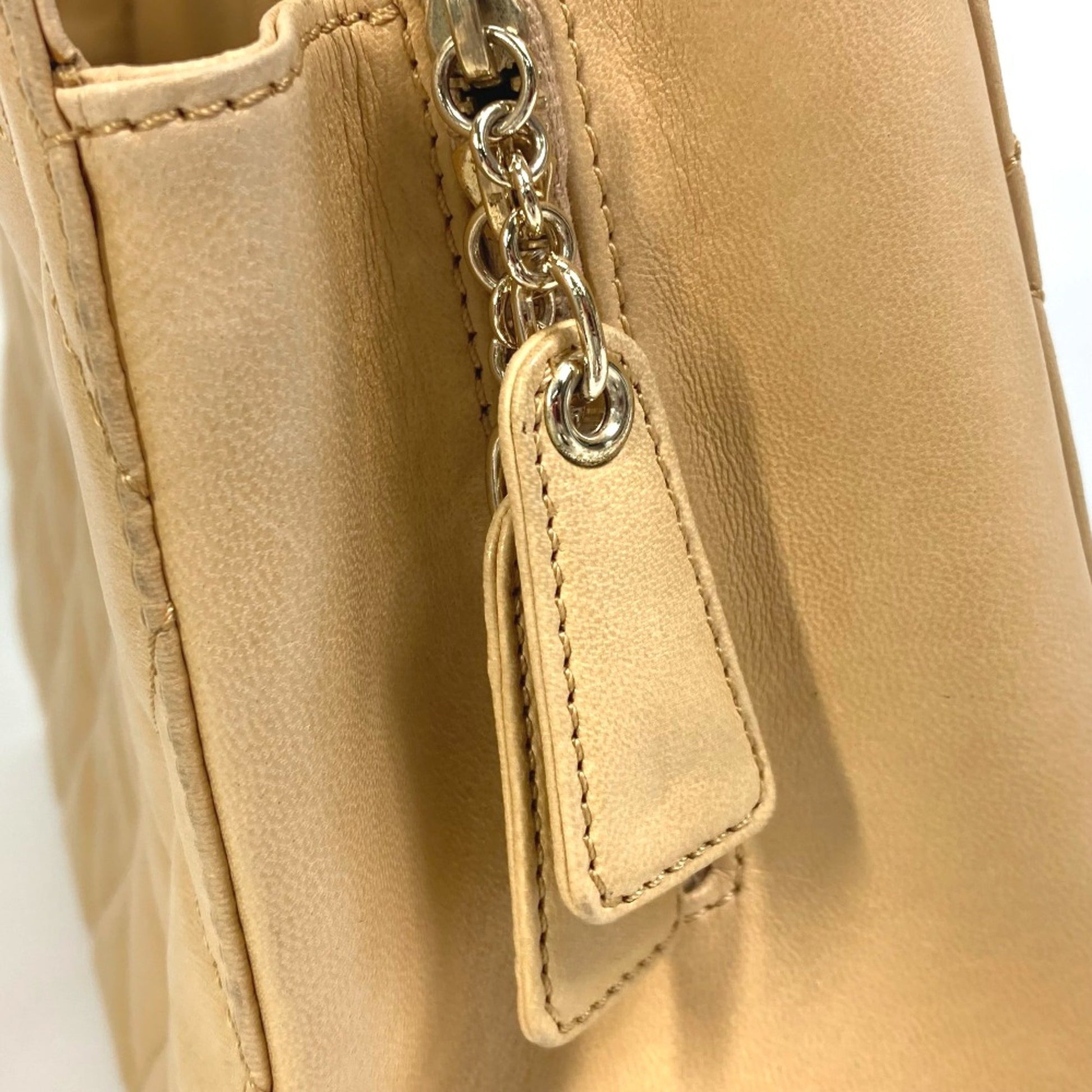 Chanel Wild stitch, Beige, Leather, handbag