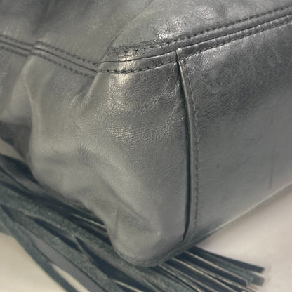 Chanel Logo CC, Black, Leather, shoulder