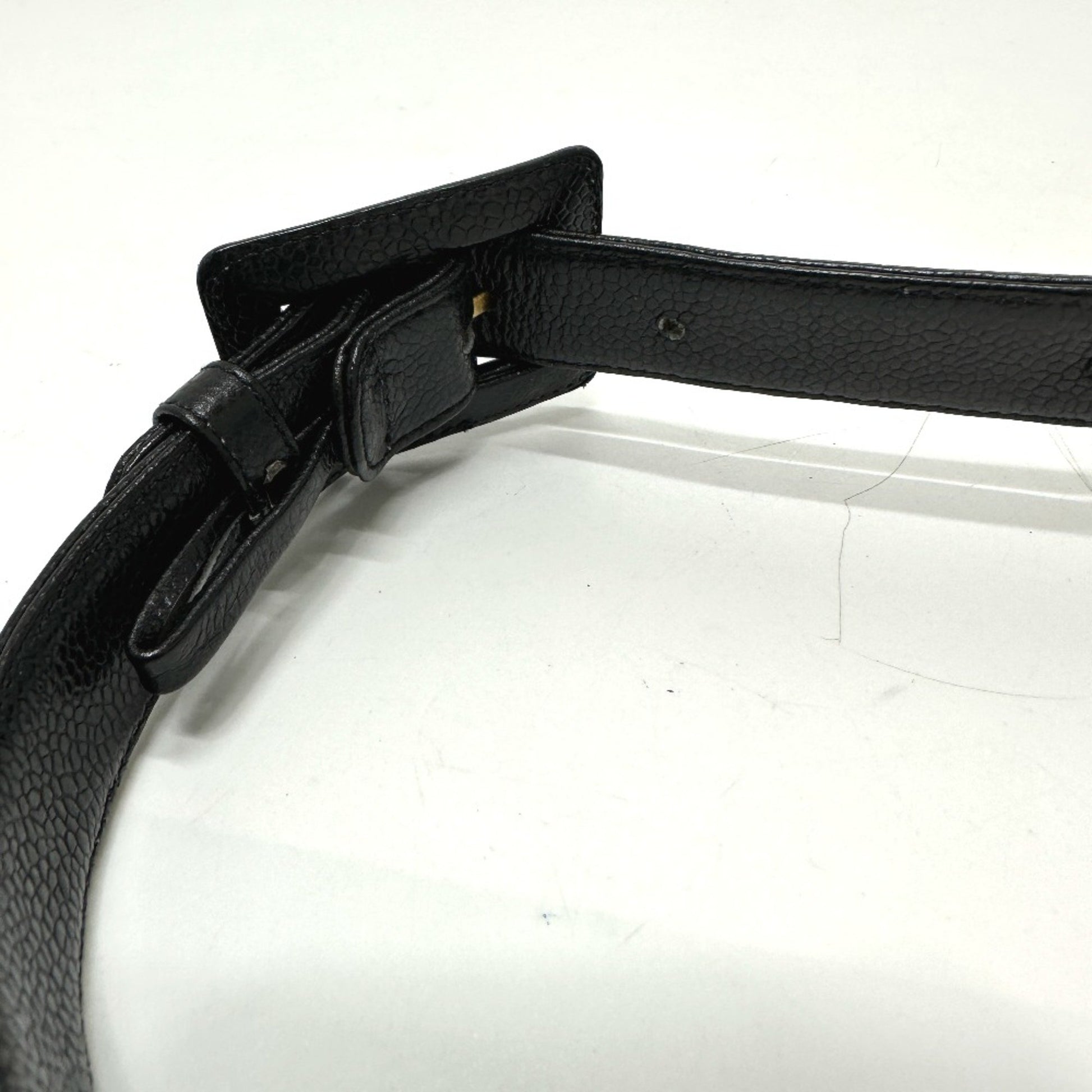 Chanel Logo CC, Black, Leather, clutch