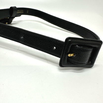 Chanel Logo CC, Black, Leather, clutch