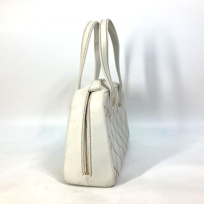 Chanel Wild stitch, White, Leather, handbag