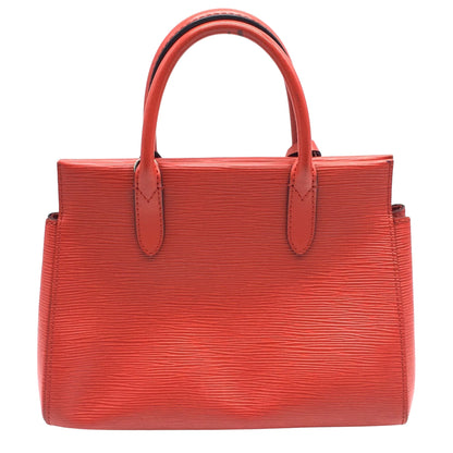 Louis Vuitton Marly, Red, Leather, handbag