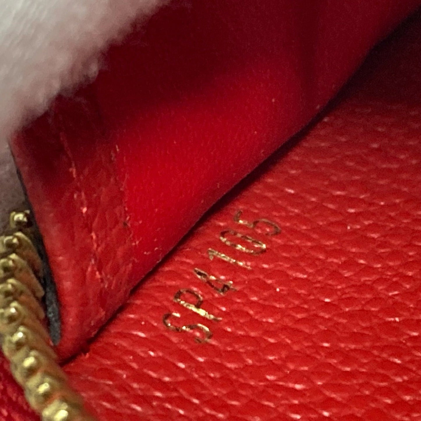 Louis Vuitton Zippy wallet, Red, Leather, wallet