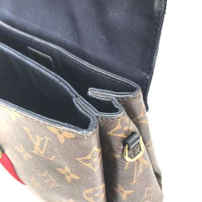 Louis Vuitton Georges, Brown, Canvas, handbag