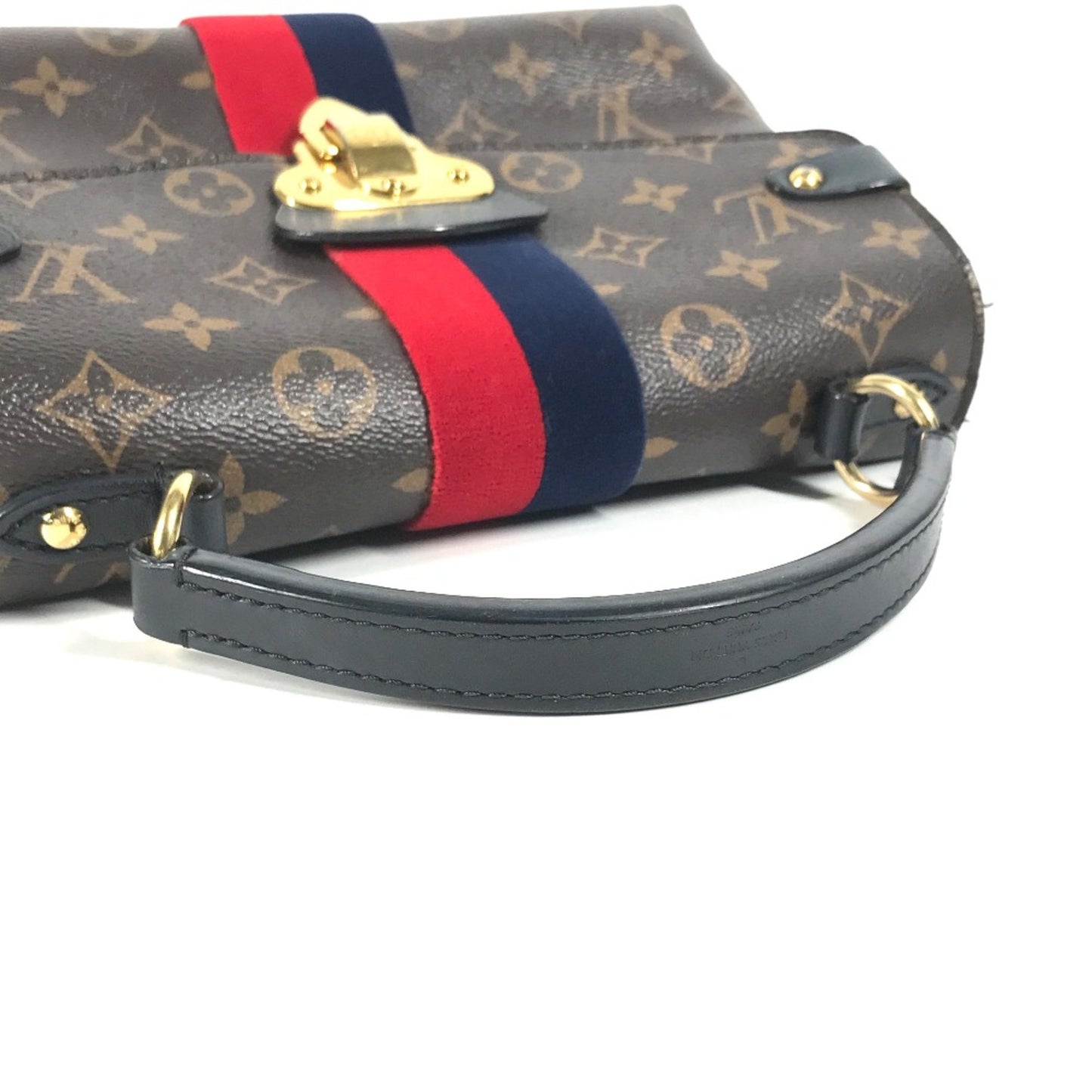 Louis Vuitton Georges, Brown, Canvas, handbag