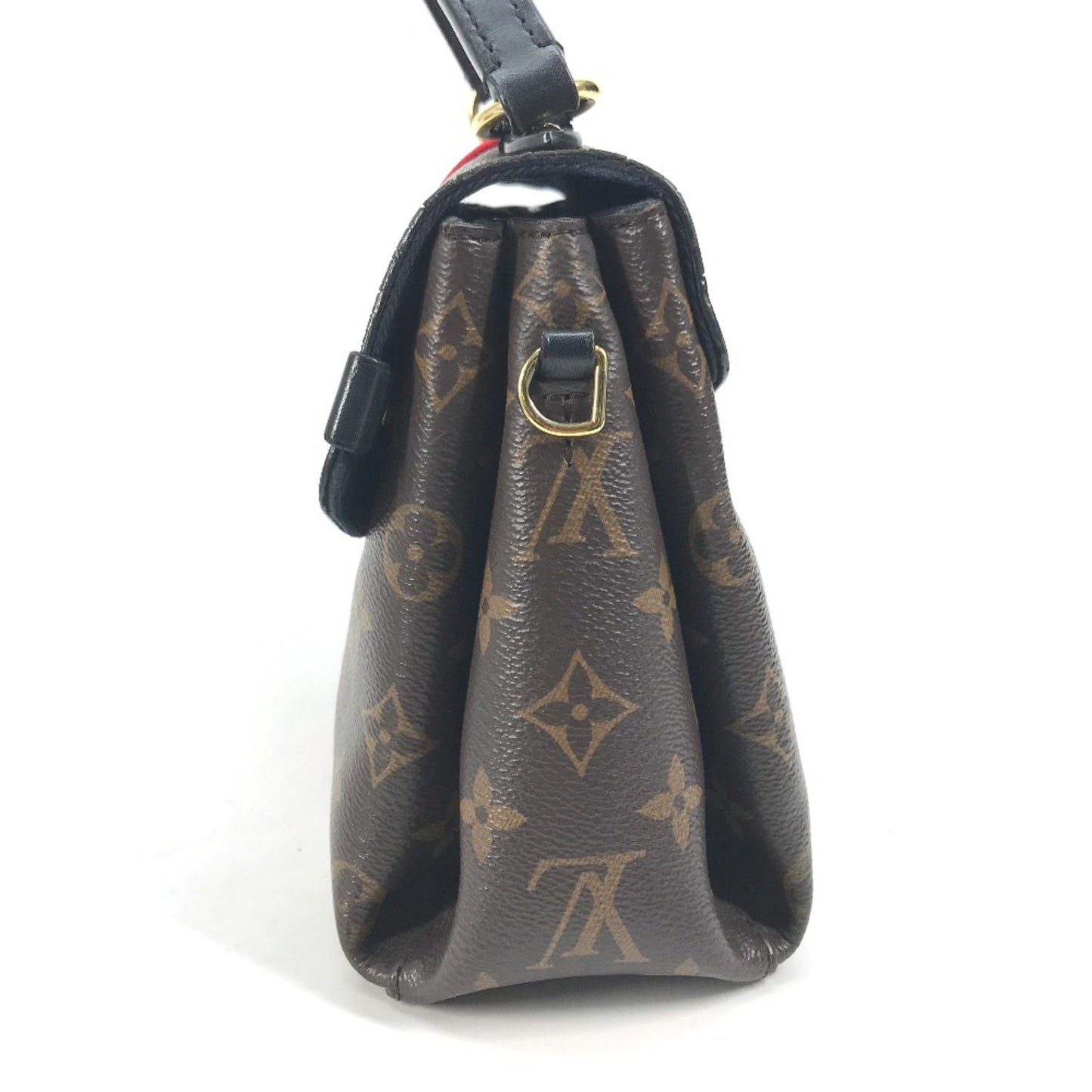 Louis Vuitton Georges, Brown, Canvas, handbag