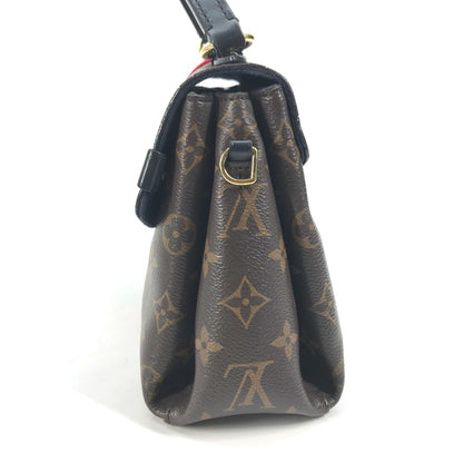 Louis Vuitton Georges, Brown, Canvas, handbag