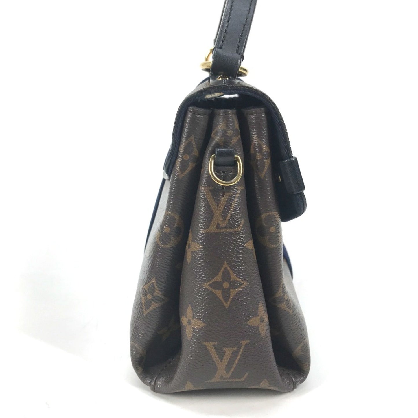 Louis Vuitton Georges, Brown, Canvas, handbag