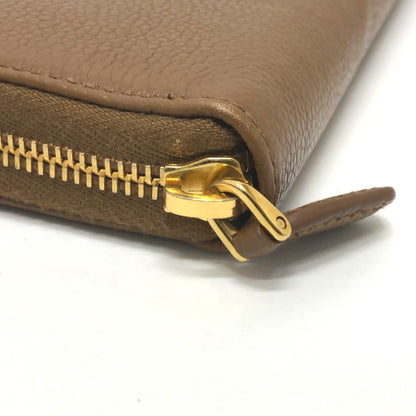 Prada Saffiano, Brown, Leather, wallet
