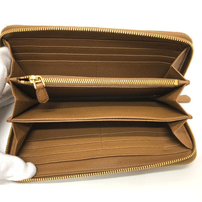 Prada Saffiano, Brown, Leather, wallet