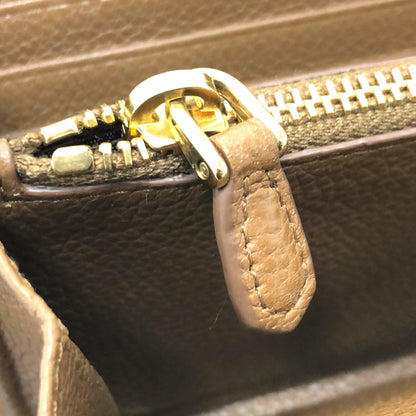 Prada Saffiano, Brown, Leather, wallet