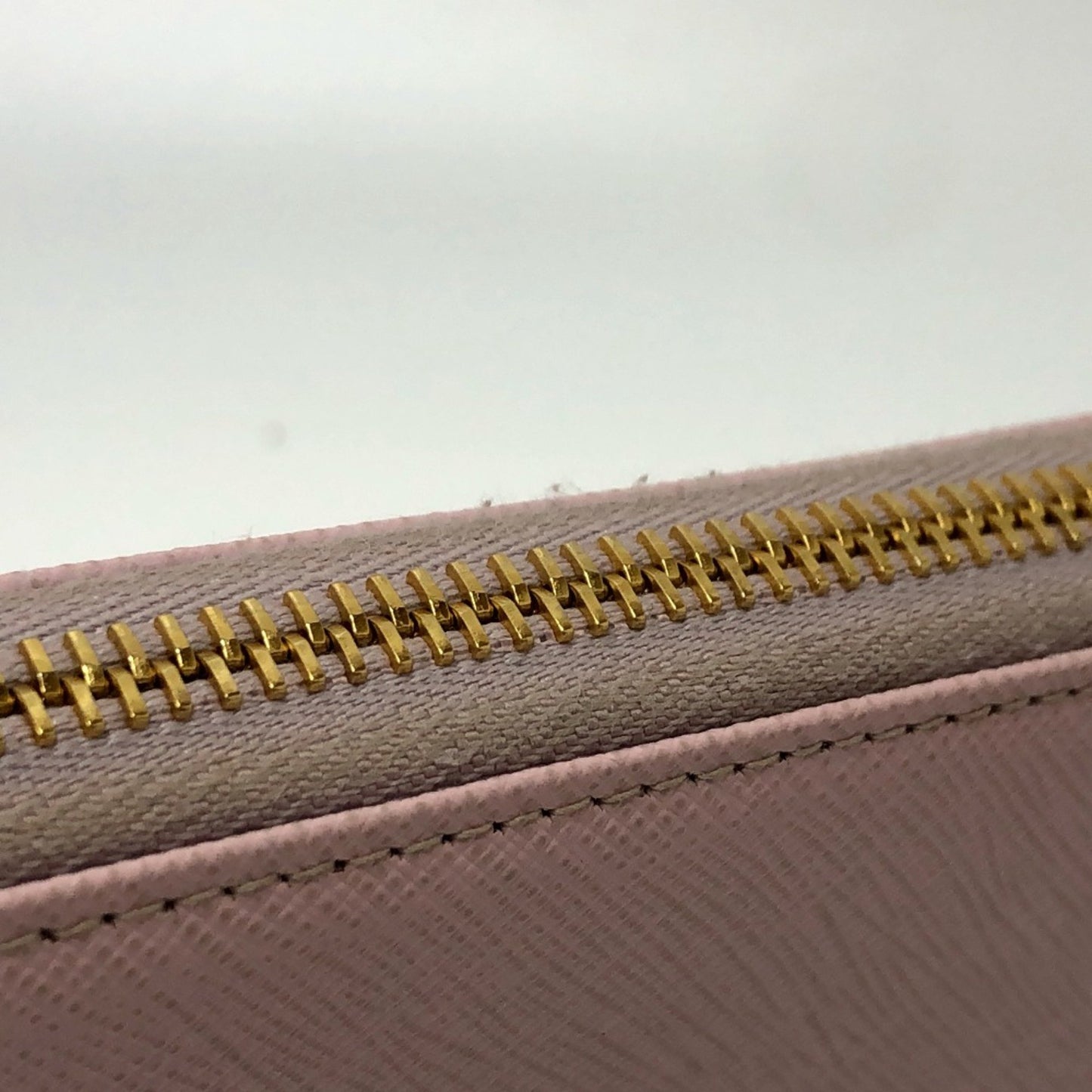 Prada Saffiano, Pink, Leather, wallet
