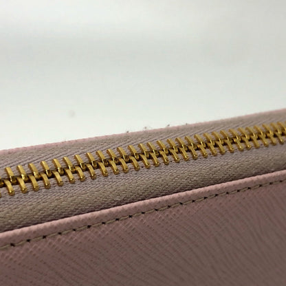 Prada Saffiano, Pink, Leather, wallet