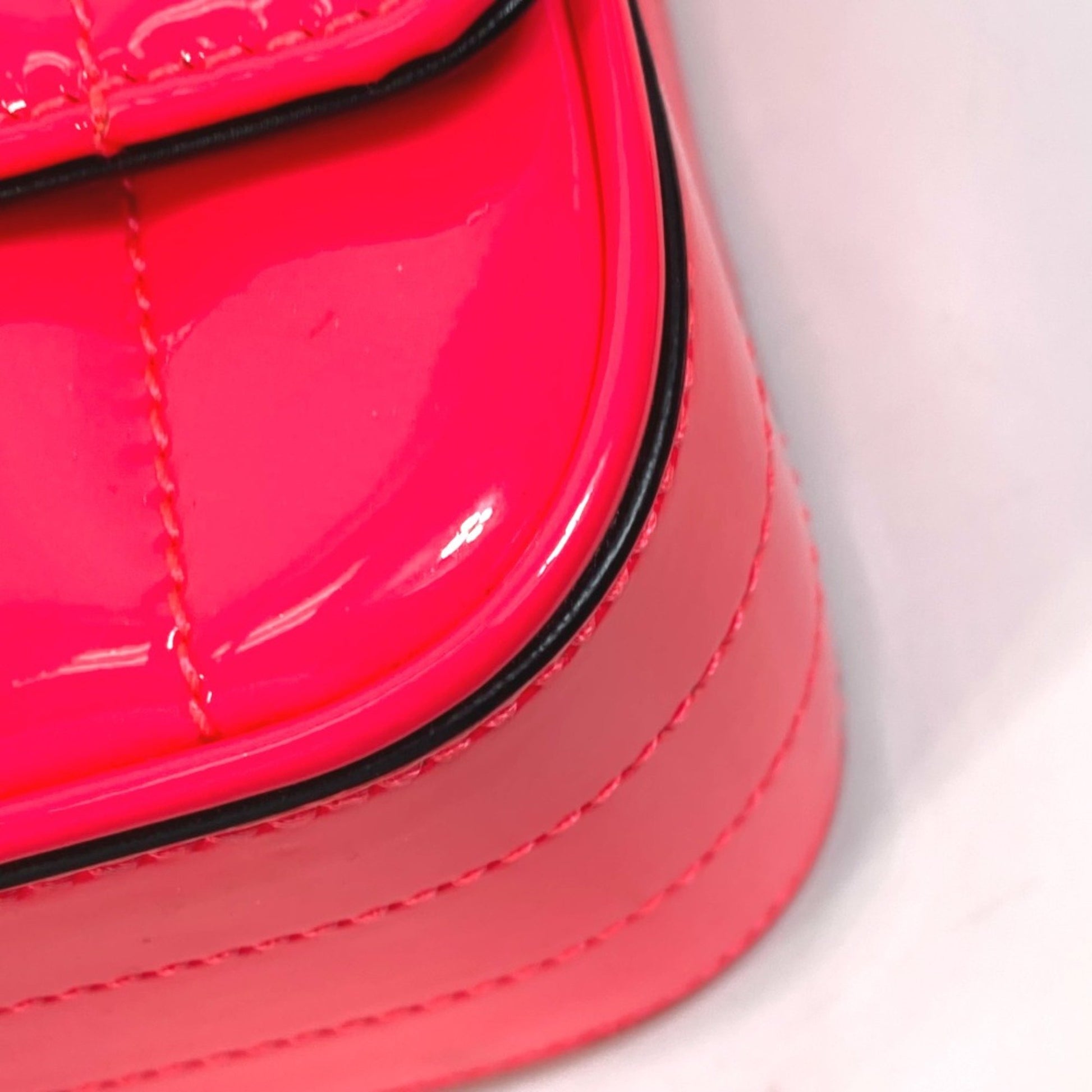 Saint Laurent Vicky, Pink, Leather, clutch