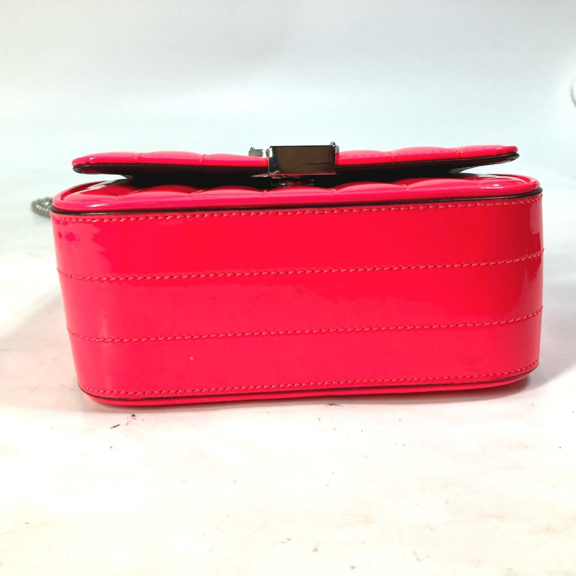 Saint Laurent Vicky, Pink, Leather, clutch