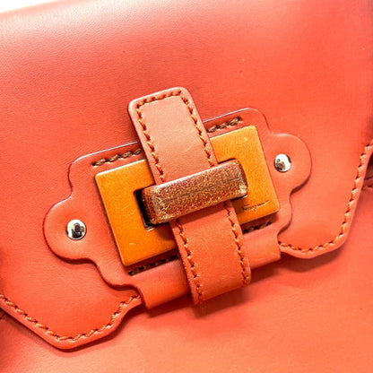 Salvatore Ferragamo, Red, Leather, handbag