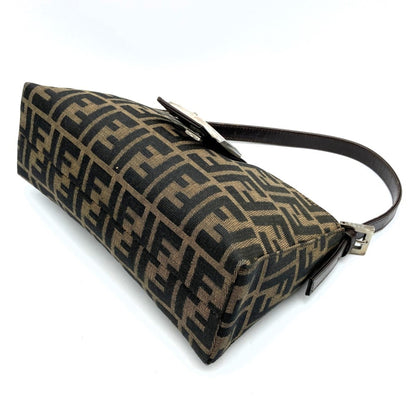 Fendi Zucca, Brown, Canvas, handbag