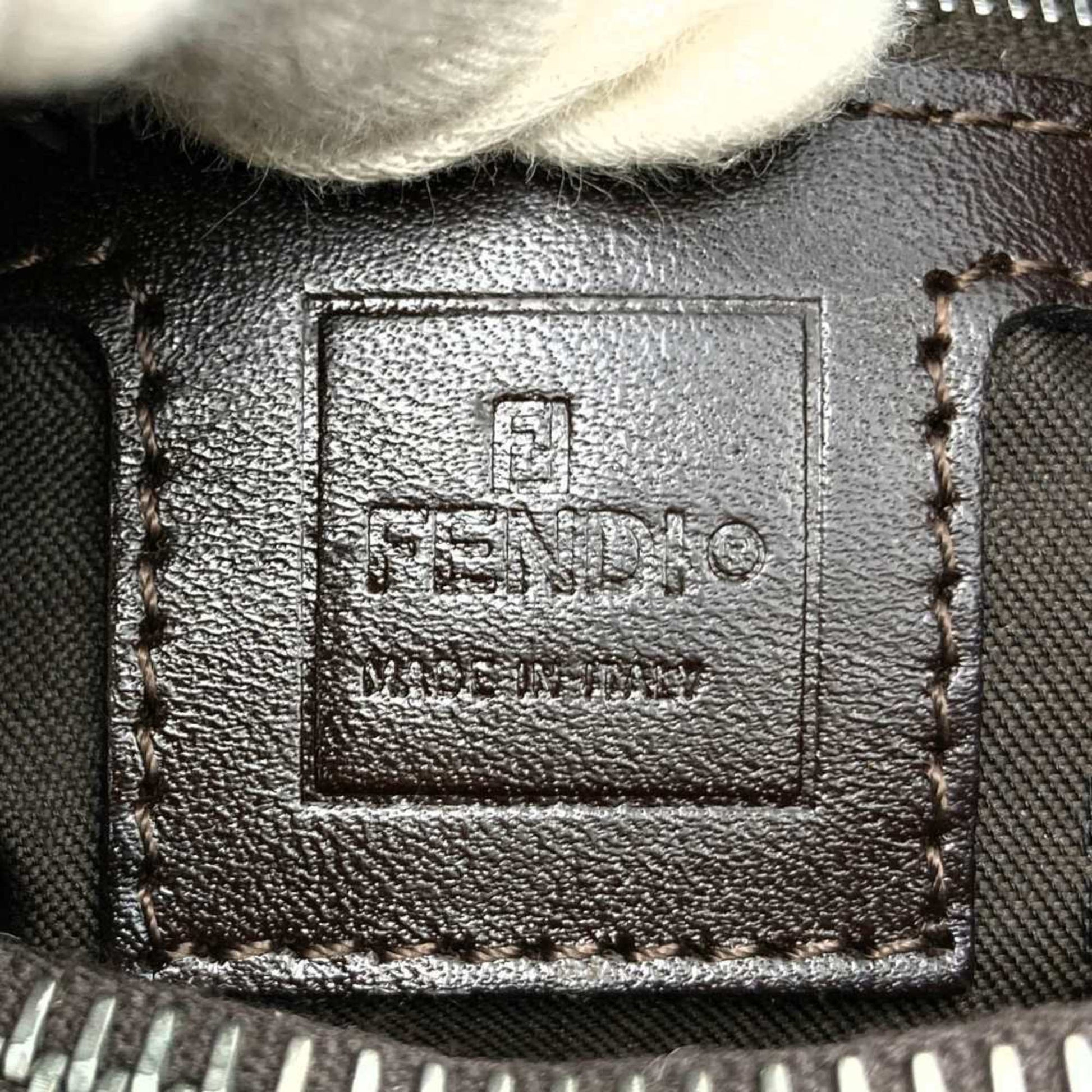 Fendi Zucca, Brown, Canvas, handbag