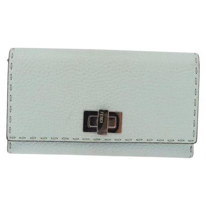 Fendi Selleria Peekaboo Leather, Green, Leather, Wallet