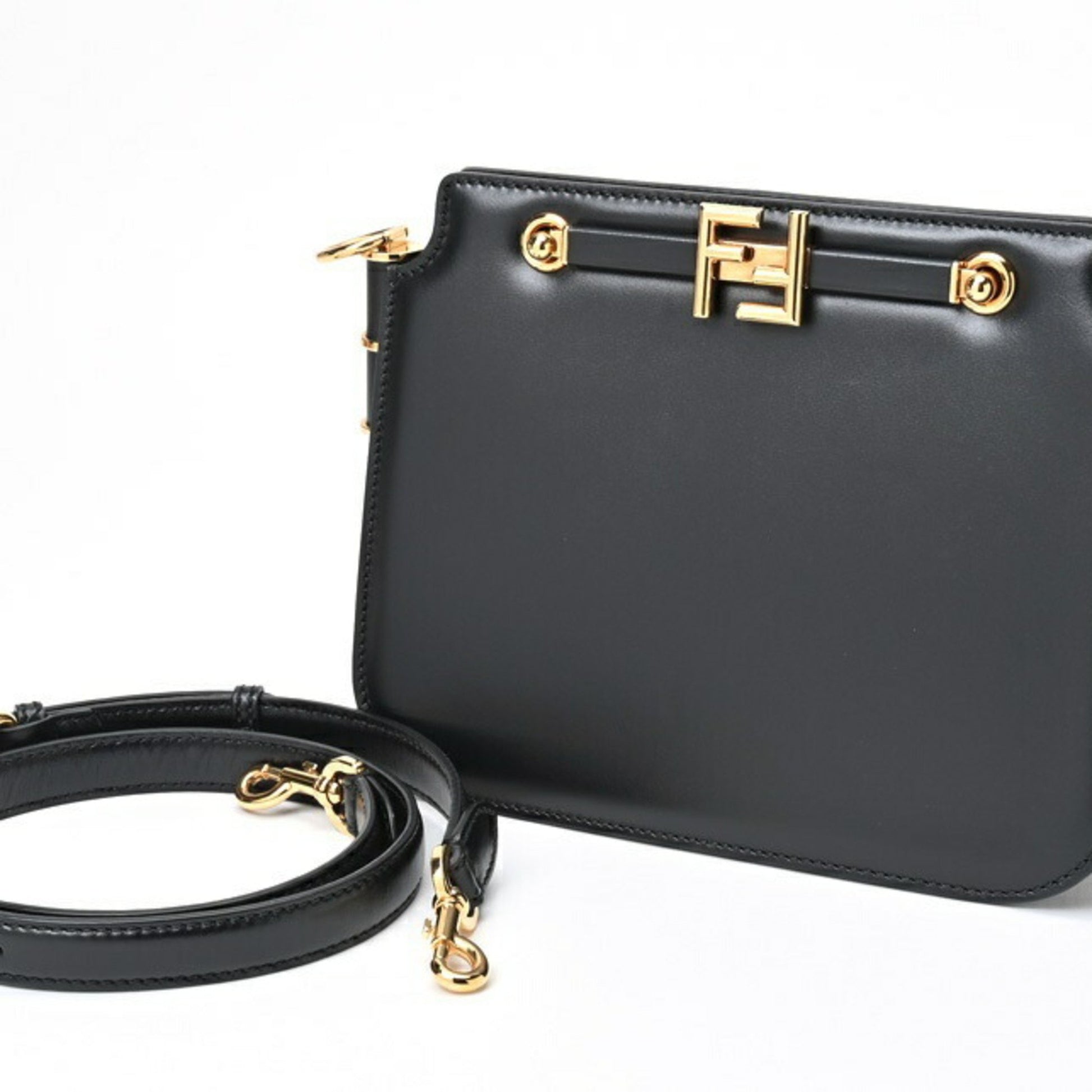 Fendi --, Black, Leather, shoulder