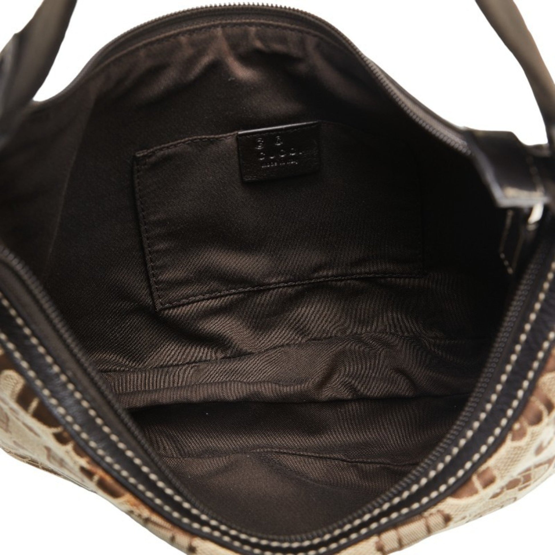 Gucci Horsebit, Brown, Canvas, handbag