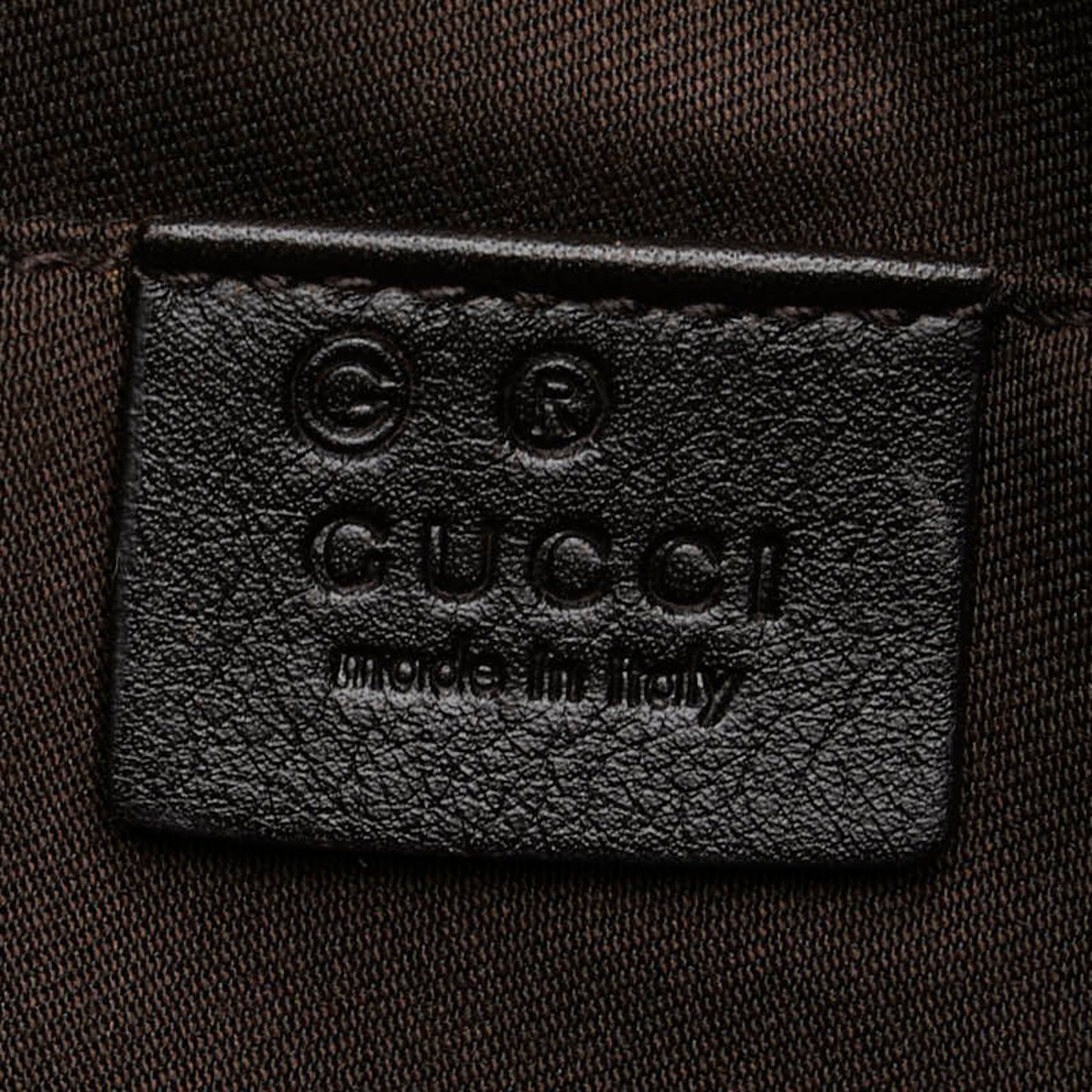 Gucci Horsebit, Brown, Canvas, handbag