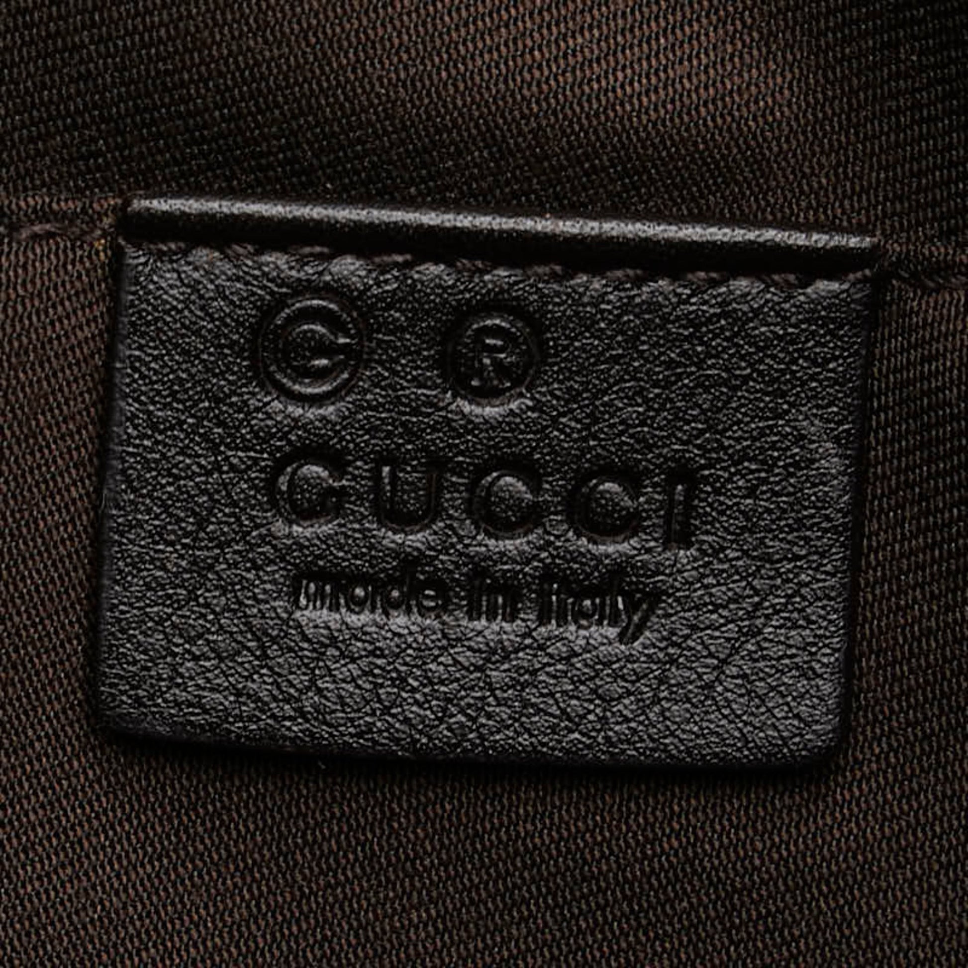 Gucci Horsebit, Brown, Canvas, handbag