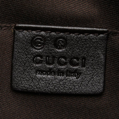 Gucci Horsebit, Brown, Canvas, handbag