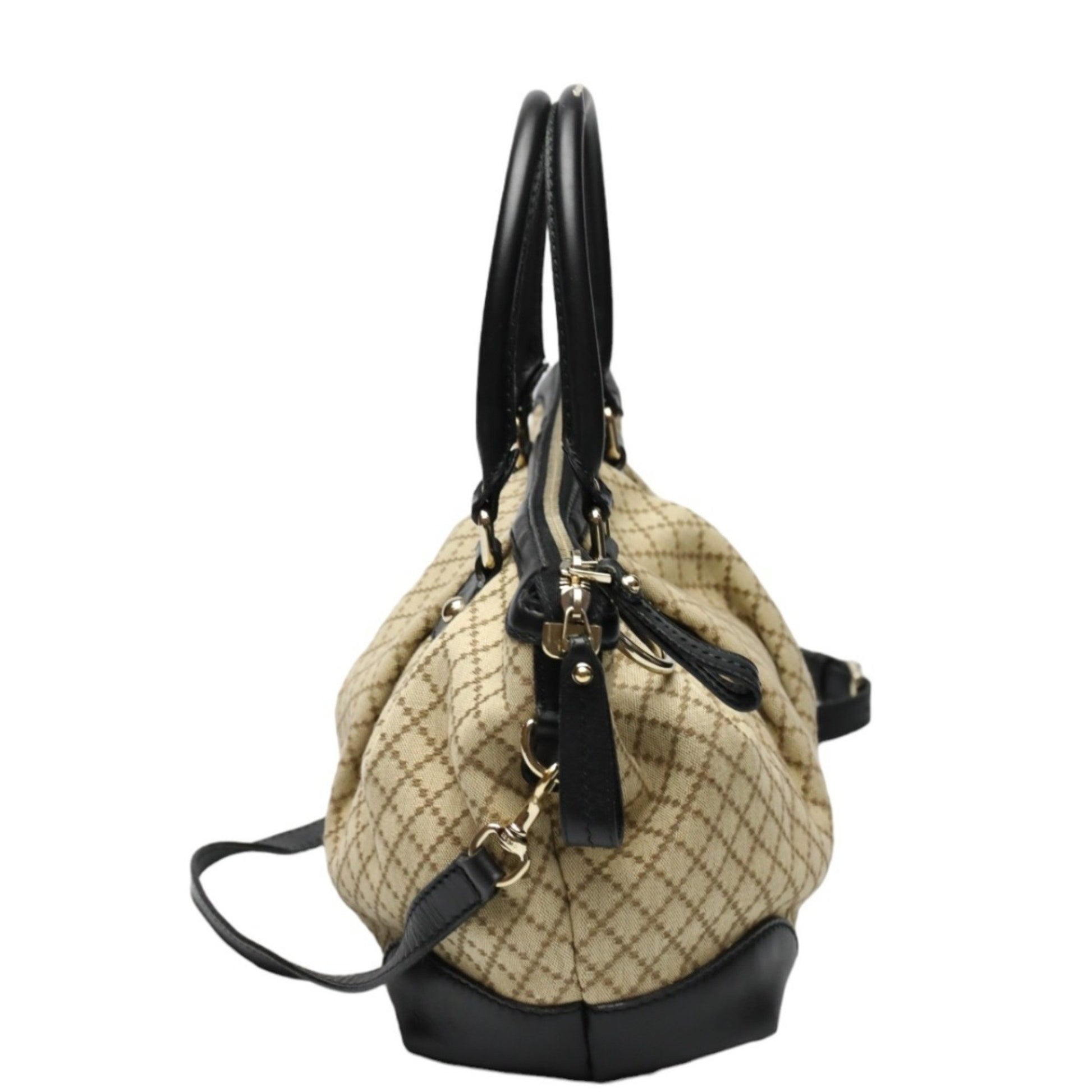 Gucci Sukey, Beige, Canvas, shoulder