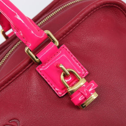 Loewe Amazona Leather, Red, Leather, Handbag