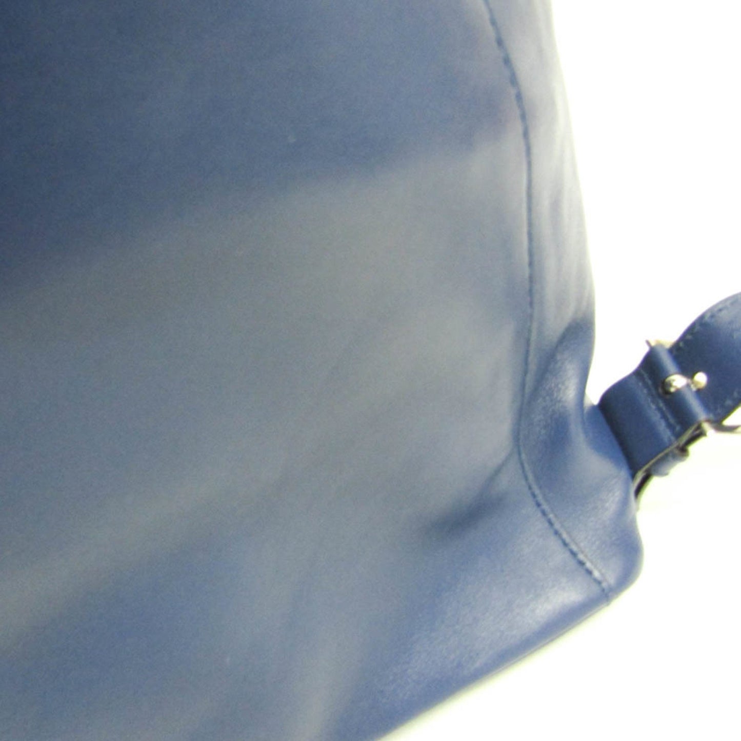 Prada, Blue, Leather, backpack