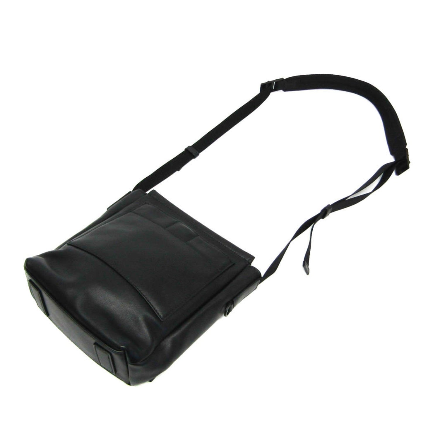 Prada Saffiano, Black, Leather, shoulder