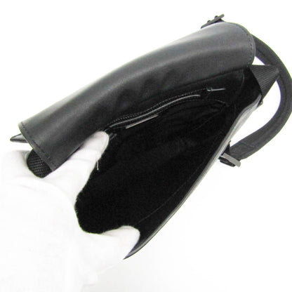 Prada Saffiano, Black, Leather, shoulder