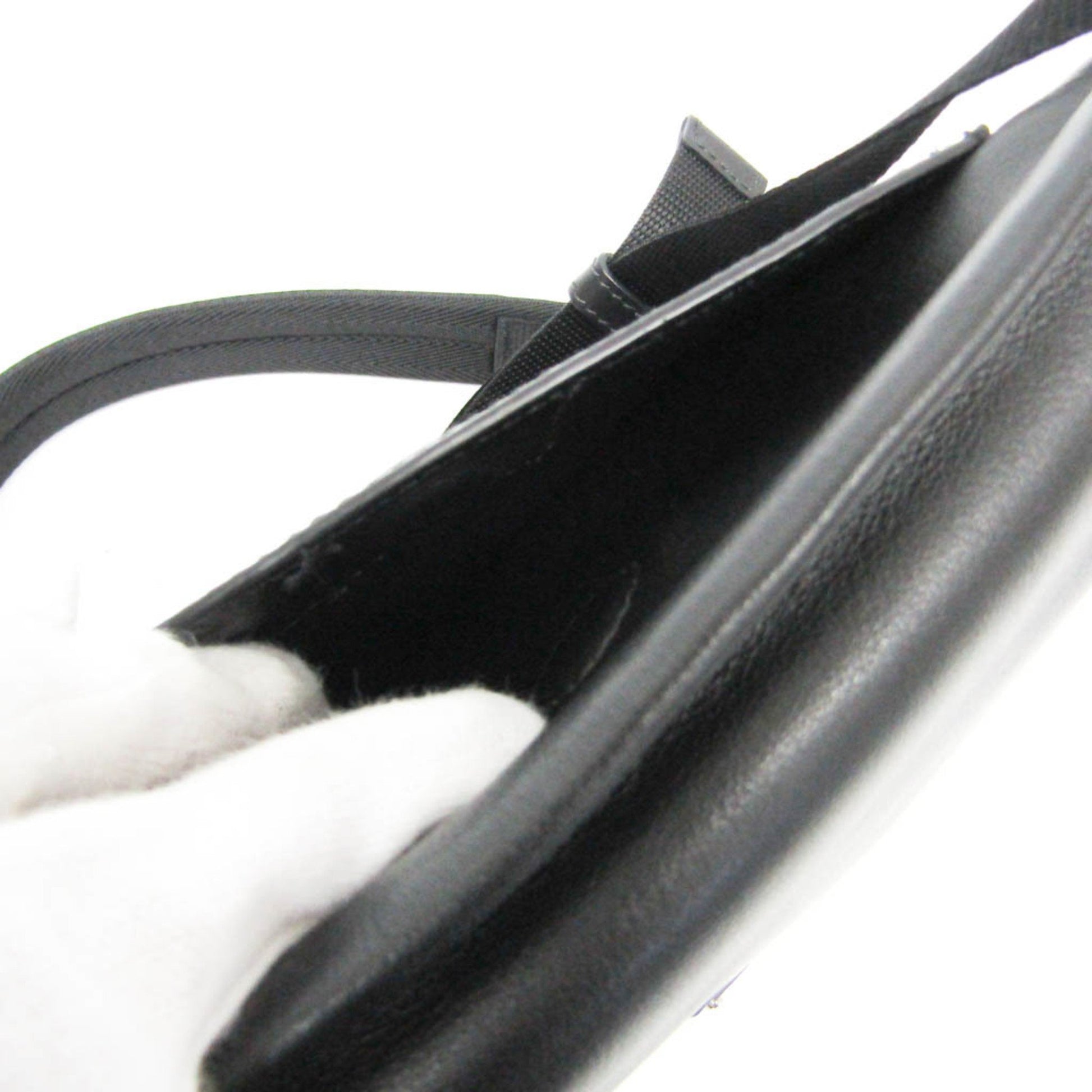 Prada Saffiano, Black, Leather, shoulder