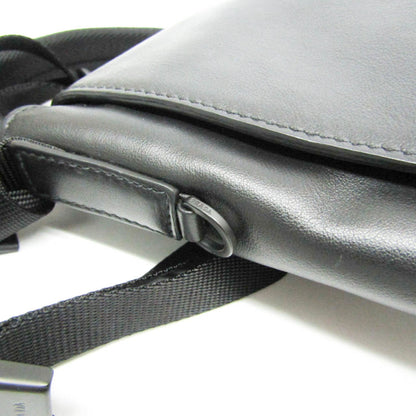 Prada Saffiano, Black, Leather, shoulder