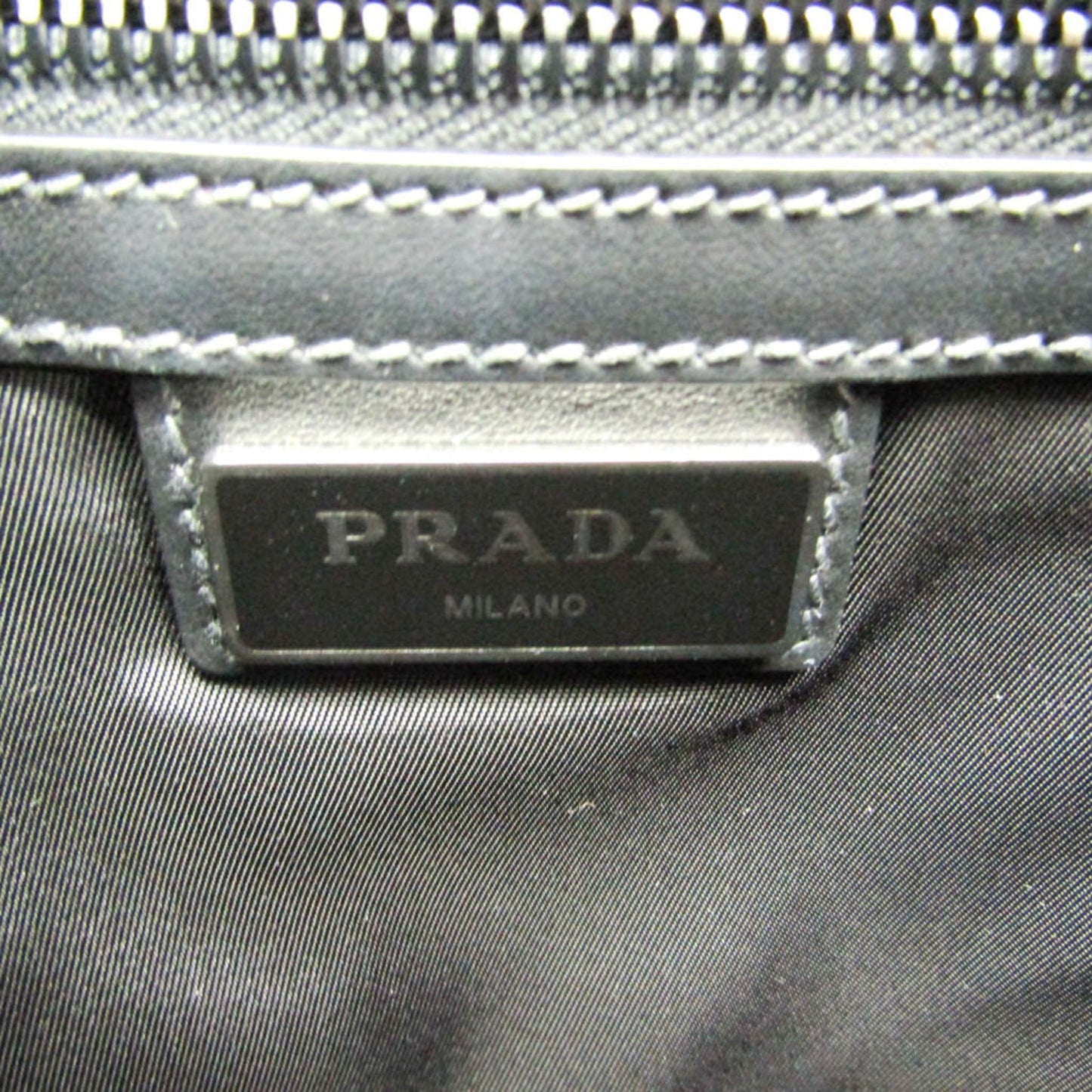 Prada Saffiano, Black, Leather, shoulder