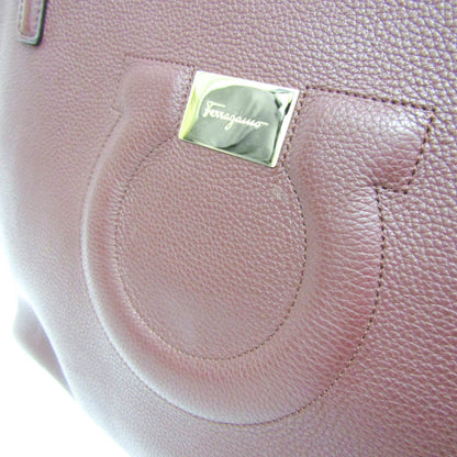 Salvatore Ferragamo, Burgundy, Leather, tote